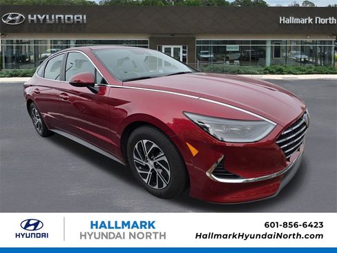 Used 2023 Hyundai Sonata Blue image 1