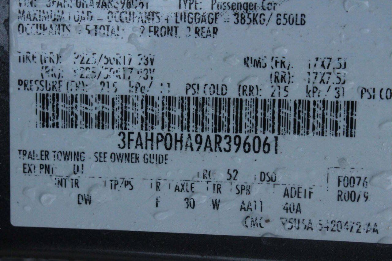 Used 2010 Ford Fusion SE FWD image 8