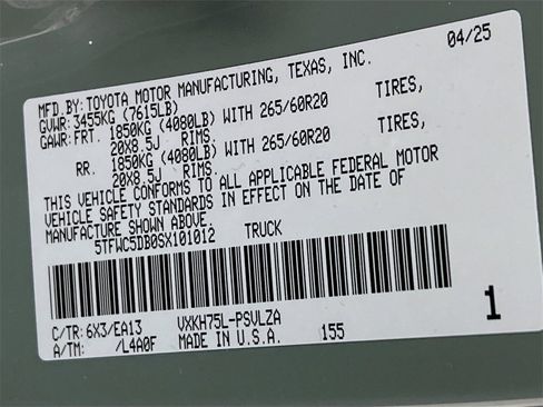 Certified 2025 Toyota Tundra Limited image 29