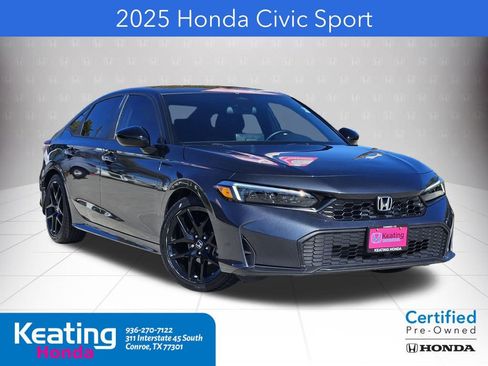 Certified 2025 Honda Civic Sport image 1
