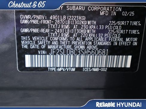 Used 2025 Subaru Forester Premium AWD/4WD image 40