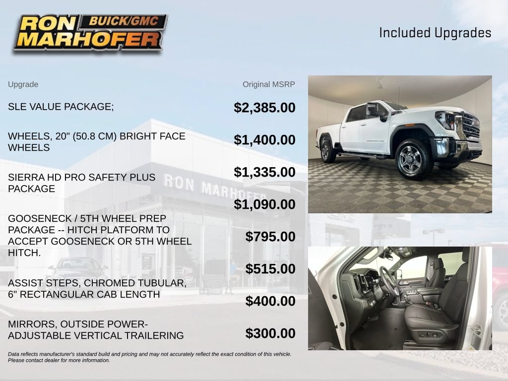 New 2026 GMC Sierra 2500 SLE w/ SLE Value Package; AWD/4WD image 5