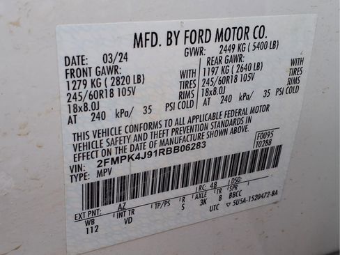 Used 2024 Ford Edge SEL w/ Convenience Package AWD/4WD image 24