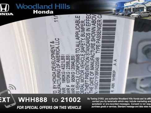 Certified 2024 Honda Accord EX image 27