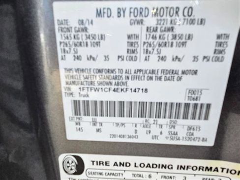 Used 2014 Ford F150 XLT w/ Equipment Group 302A Luxury image 22