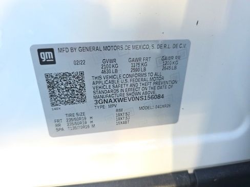 Used 2022 Chevrolet Equinox RS w/ RS Leather Package image 34