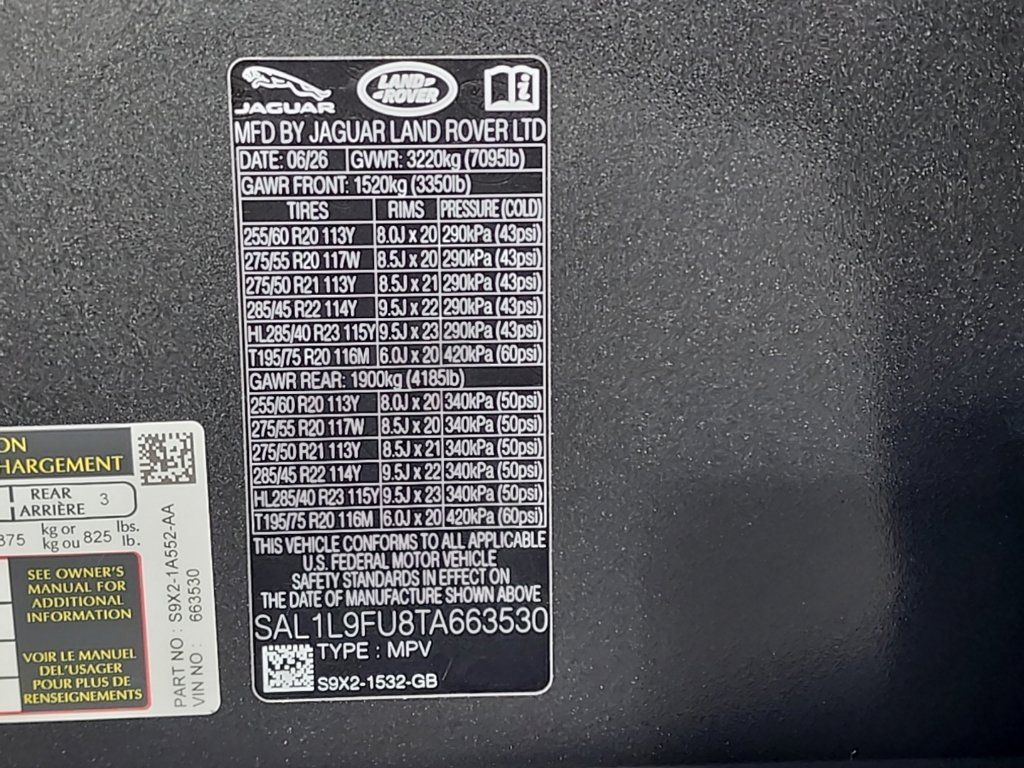 New 2026 Land Rover Range Rover Sport Dynamic SE AWD/4WD image 30