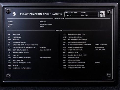 Certified 2024 Ferrari 296 GTS image 60