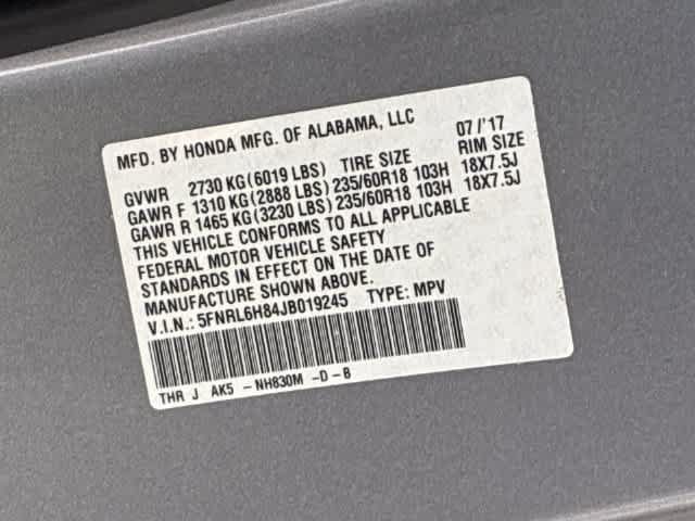 Used 2018 Honda Odyssey Touring image 39