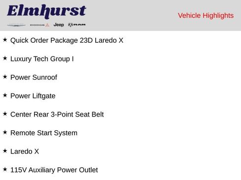 Used 2025 Jeep Grand Cherokee L Laredo w/ Luxury Tech Group I AWD/4WD image 9
