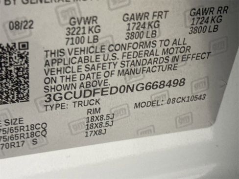 Used 2022 Chevrolet Silverado 1500 LT Trail Boss w/ Protection Package image 28