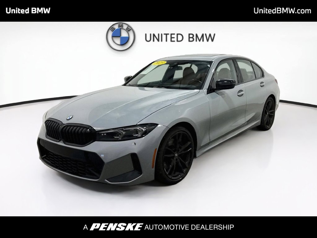 Certified 2023 BMW 330i Sedan w/ M Sport Package RWD image 1