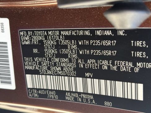Certified 2021 Toyota Sienna XLE w/ XLE Plus Package FWD image 15
