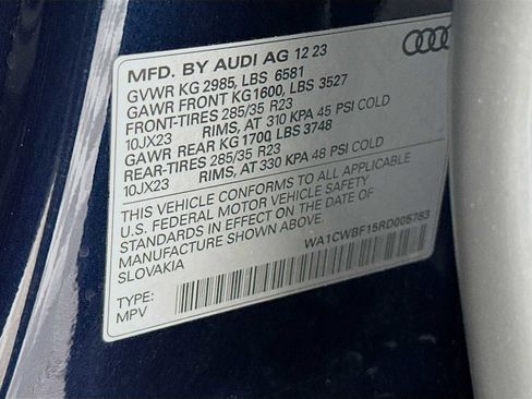 Certified 2024 Audi SQ8 Prestige image 31