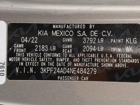 Used 2022 Kia Forte LXS FWD image 33