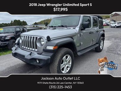 Used 2018 Jeep Wrangler Unlimited Sport S