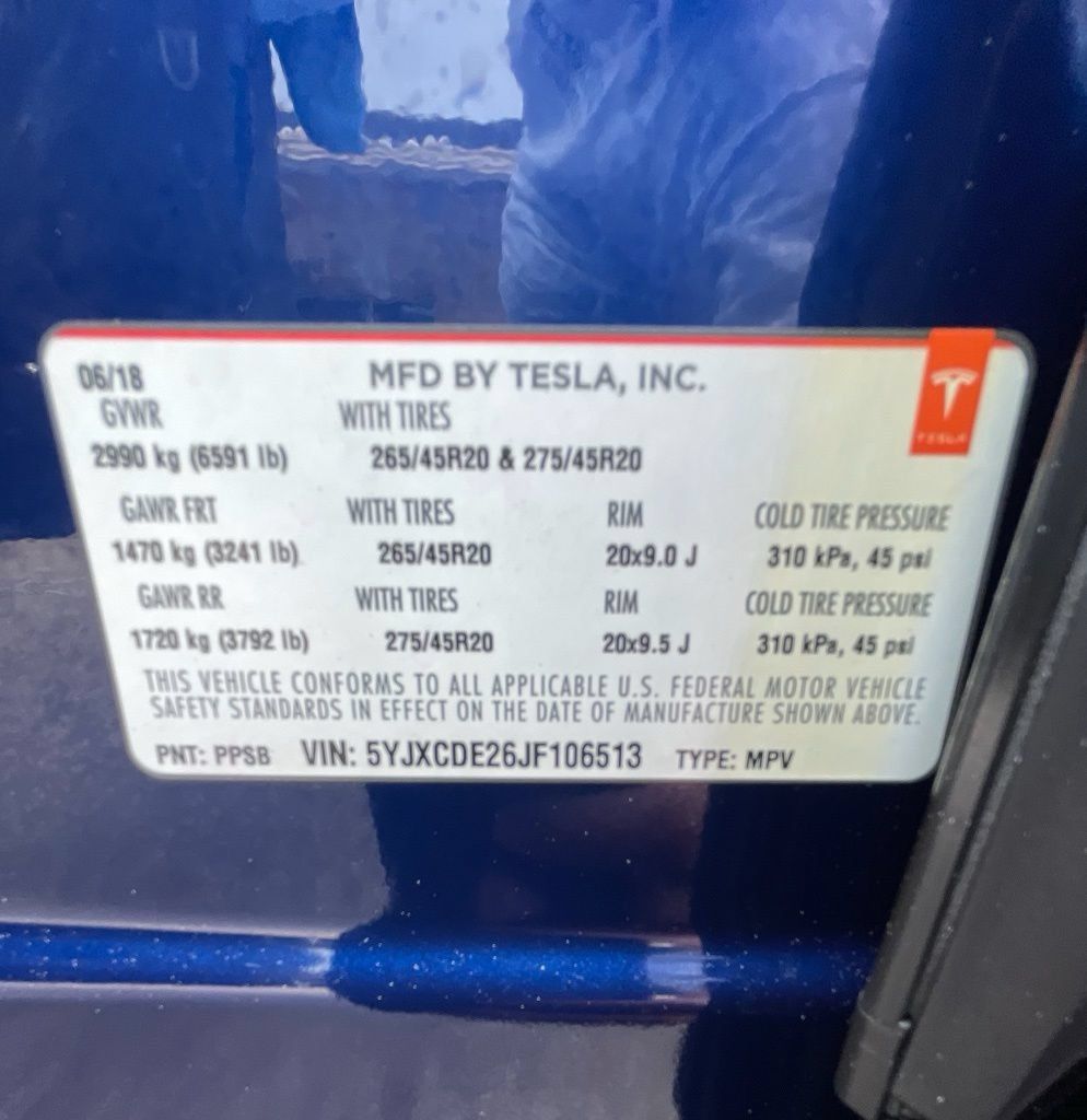 Used 2018 Tesla Model X 75D AWD/4WD image 35