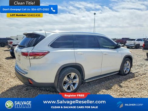 Used 2015 Toyota Highlander Limited Platinum AWD/4WD image 4
