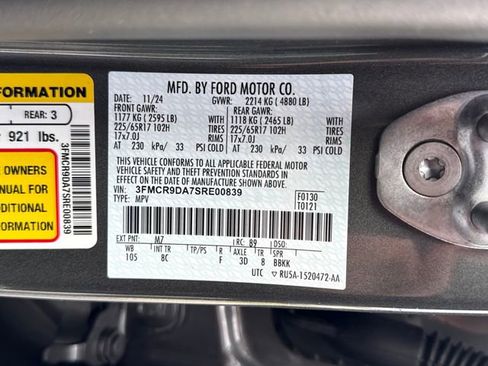 Used 2025 Ford Bronco Sport Badlands w/ Badlands Tech Package AWD/4WD image 24