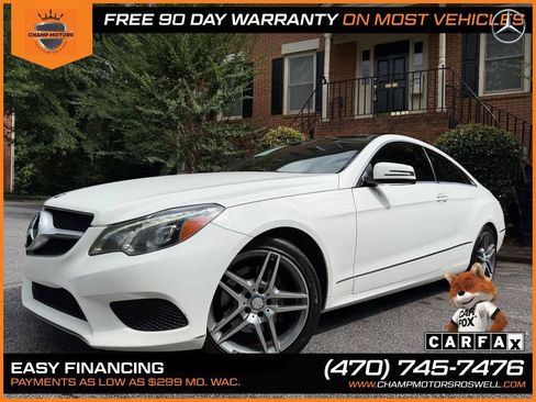 Used 2014 Mercedes-Benz E 350 4MATIC Coupe w/ Premium 1 Package image 1