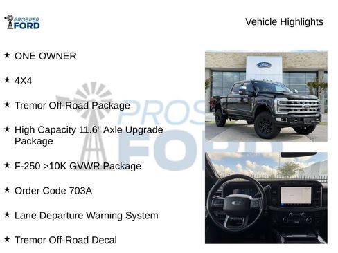 Used 2024 Ford F250 Platinum w/ Tremor Off-Road Package AWD/4WD image 5