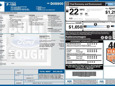 Used 2017 Ford F150 XLT w/ Equipment Group 302A Luxury RWD image 3