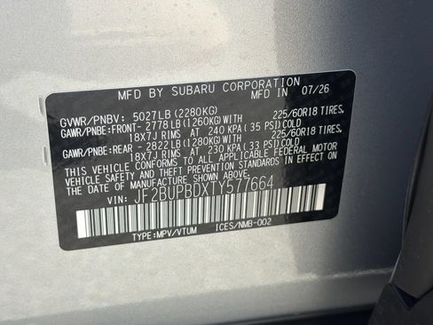 New 2026 Subaru Outback Premium AWD/4WD image 31