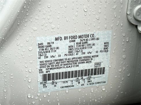 Used 2020 Ford Explorer XLT w/ Equipment Group 202A image 31