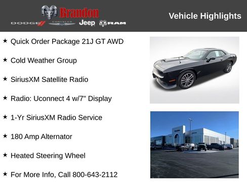 Used 2019 Dodge Challenger GT w/ Cold Weather Group image 3