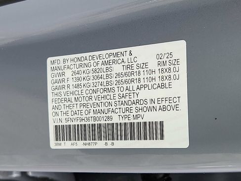 Certified 2026 Honda Passport RTL image 27