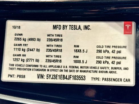 Used 2018 Tesla Model 3 Long Range image 25