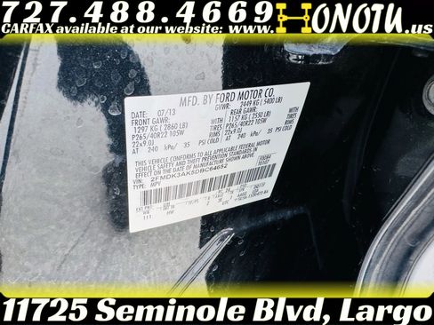 Used 2013 Ford Edge Sport w/ Driver Entry Pkg image 28