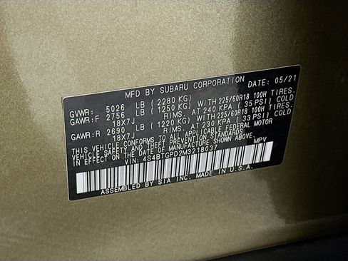 Used 2021 Subaru Outback Touring XT AWD/4WD image 12