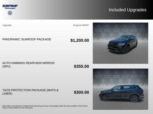 Used 2023 Volkswagen Taos SE w/ Panoramic Sunroof Package AWD/4WD image 2