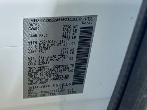Certified 2026 INFINITI QX60 Luxe w/ Cargo Package FWD image 44