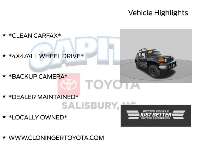 Used 2012 Toyota FJ Cruiser 4WD w/ Upgrade Pkg image 3