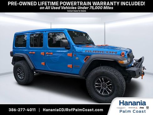 Used 2024 Jeep Wrangler Unlimited Rubicon w/ XTREMEE 35" Tire Package AWD/4WD image 1