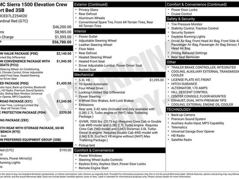 Used 2020 GMC Sierra 1500 Elevation w/ Elevation Value Package AWD/4WD image 6