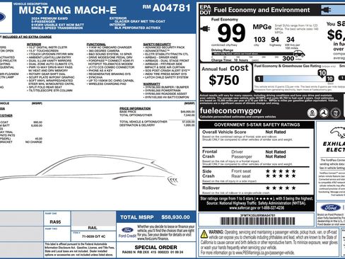 Used 2024 Ford Mustang Mach-E Premium image 2