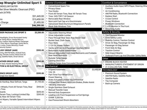 Used 2018 Jeep Wrangler Unlimited Sport S image 4