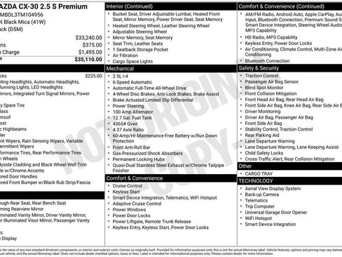 New 2026 MAZDA CX-30 AWD 2.5 S w/ Premium Package image 31