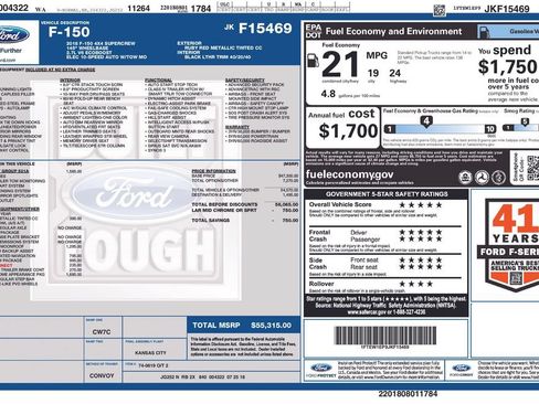Used 2018 Ford F150 Lariat AWD/4WD image 16
