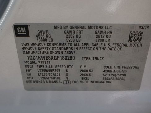 Used 2016 Chevrolet Silverado 2500 LTZ w/ Duramax Plus Package image 58