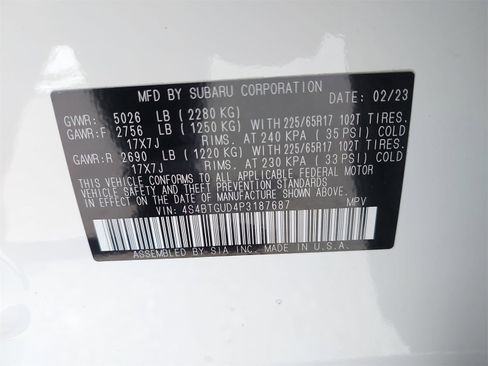 Certified 2023 Subaru Outback Wilderness image 38