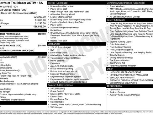 Used 2023 Chevrolet TrailBlazer ACTIV w/ Convenience Package image 12