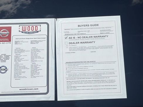 Used 2018 Land Rover Range Rover Sport Supercharged AWD/4WD image 12