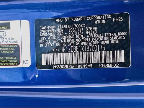 Used 2026 Subaru BRZ Limited RWD image 30