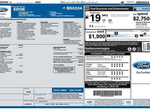 Used 2018 Ford Edge SEL w/ Equipment Group 201A image 19