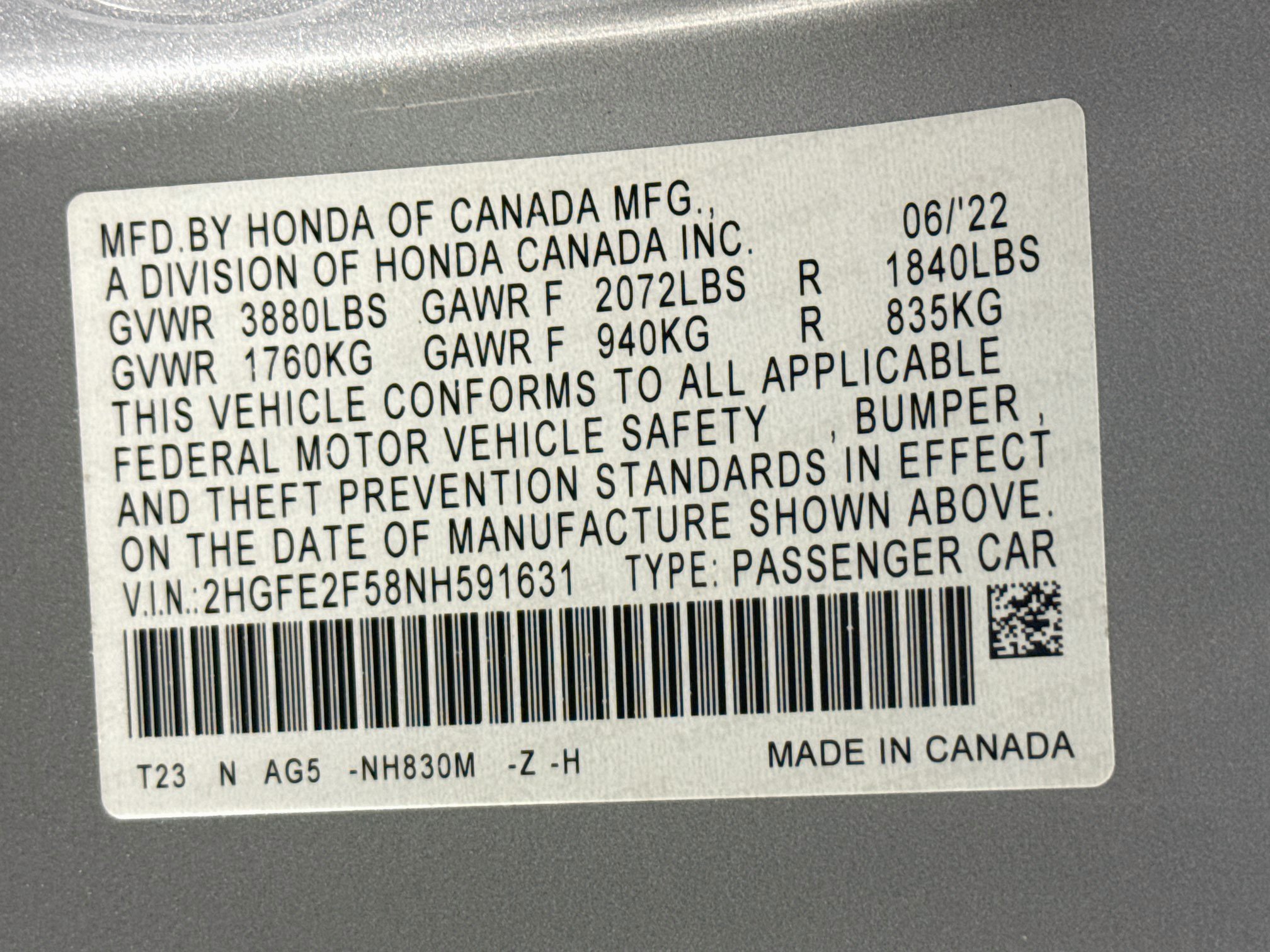 Used 2022 Honda Civic Sport image 36