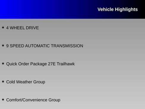Used 2020 Jeep Cherokee Trailhawk w/ Comfort & Convenience Group AWD/4WD image 12